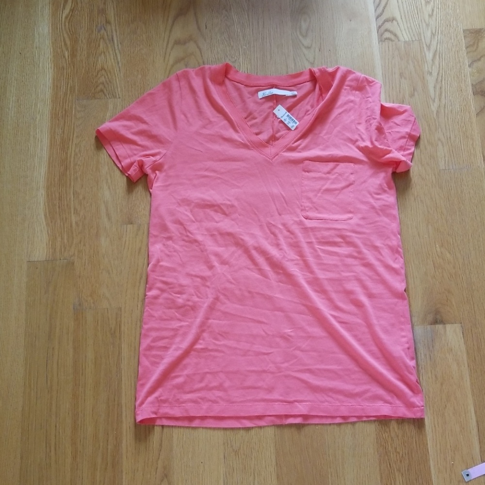 Madewell coral pocket t shirt!